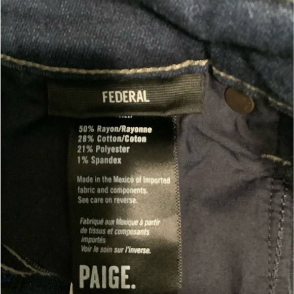 Paige federal style jeans size 29" - Picture 2 of 8